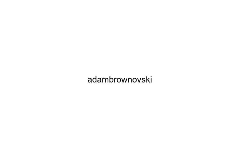 adambrownovski