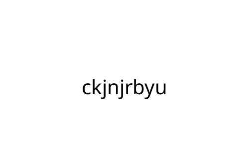ckjnjrbyu