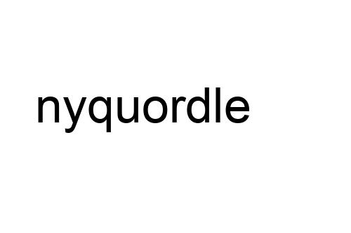 nyquordle