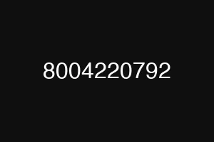 8004220792