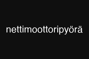 nettimoottoripyörä