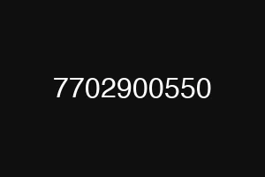 7702900550
