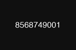 8568749001